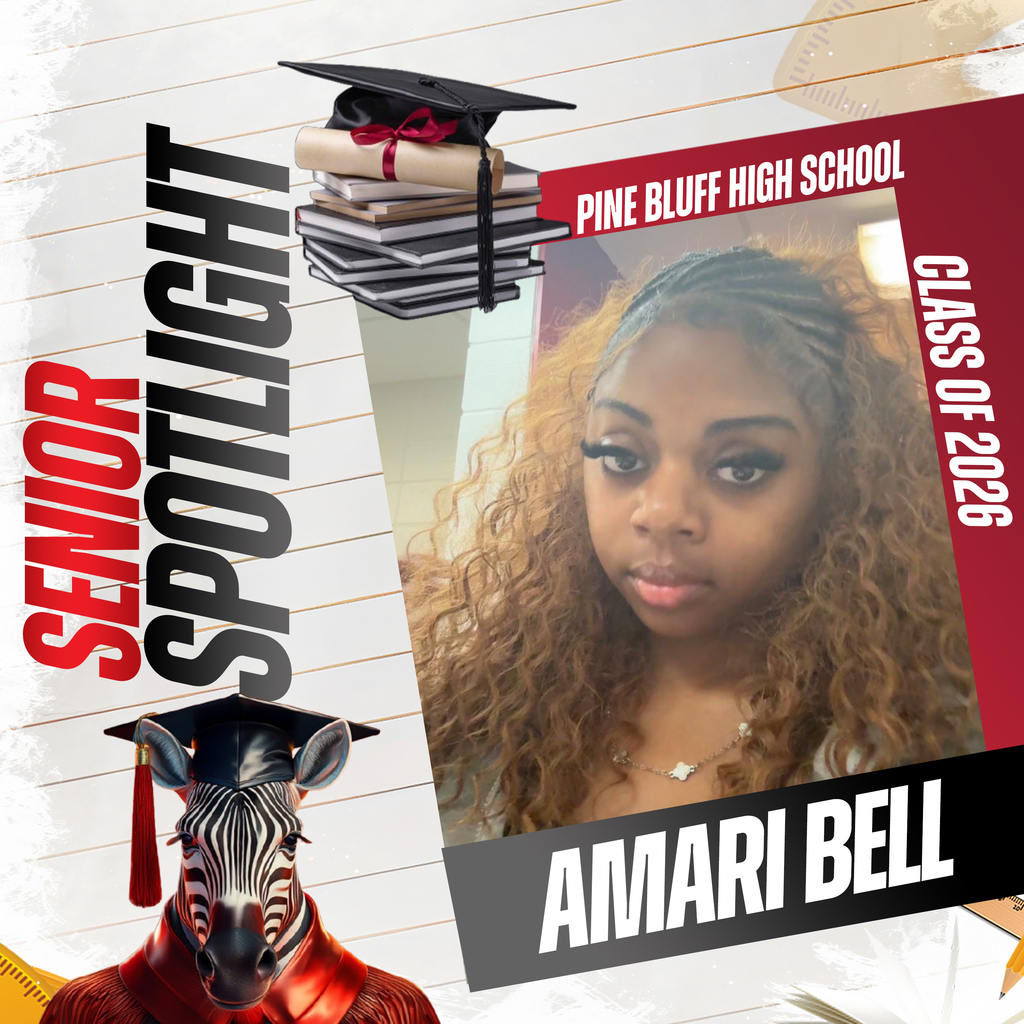 A graduation announcement displays a photo of a student, Amari Bell, with a graduation cap.