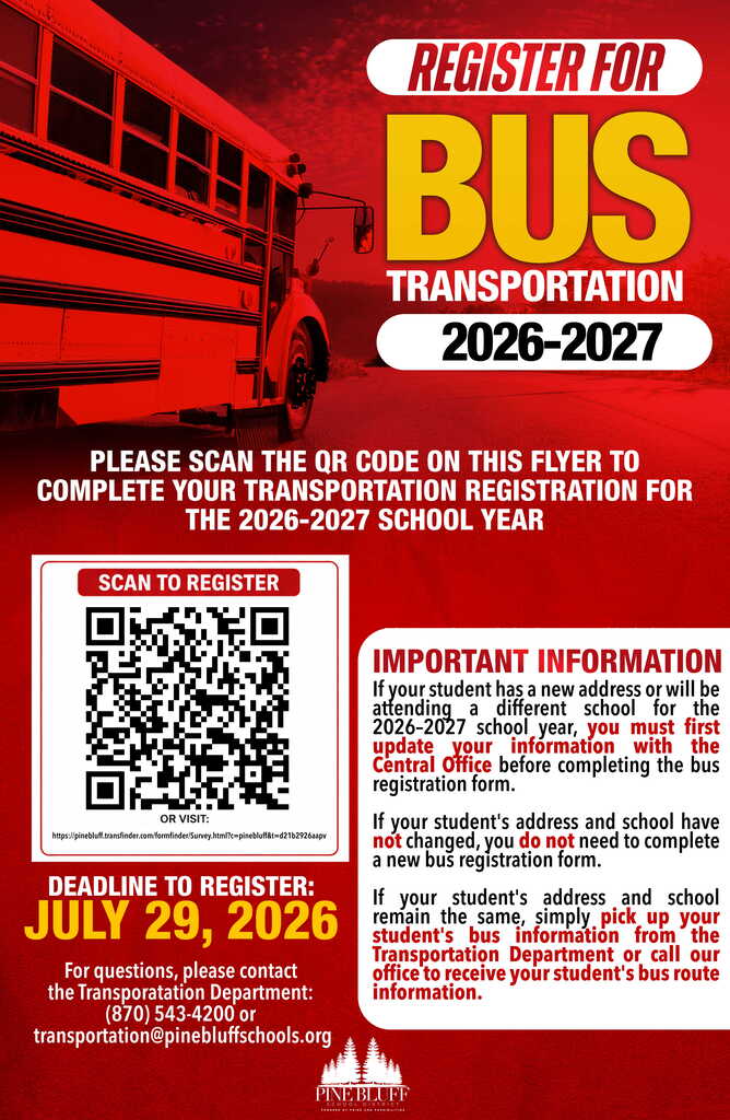 PBSD Updated Transportation Registration 2026-2027
