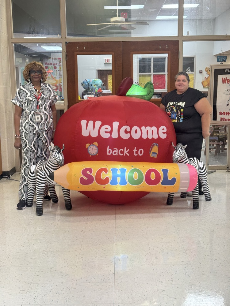 Mrs. Whimper and Mrs. Camarillo are ready to start the new year.