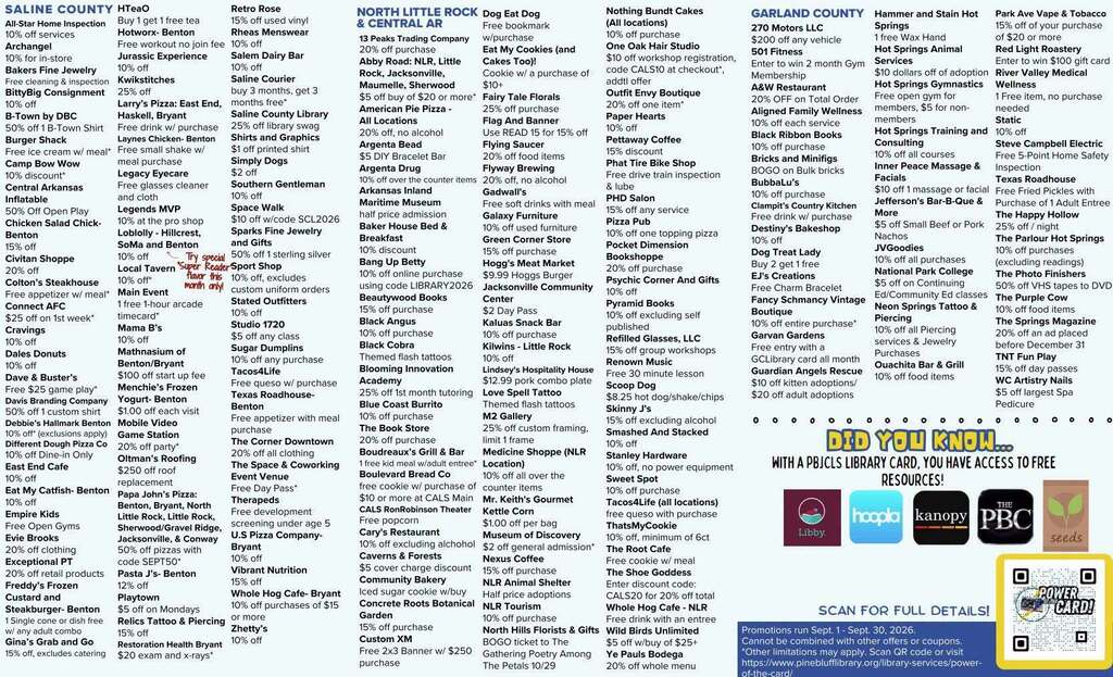 library card discounts 2