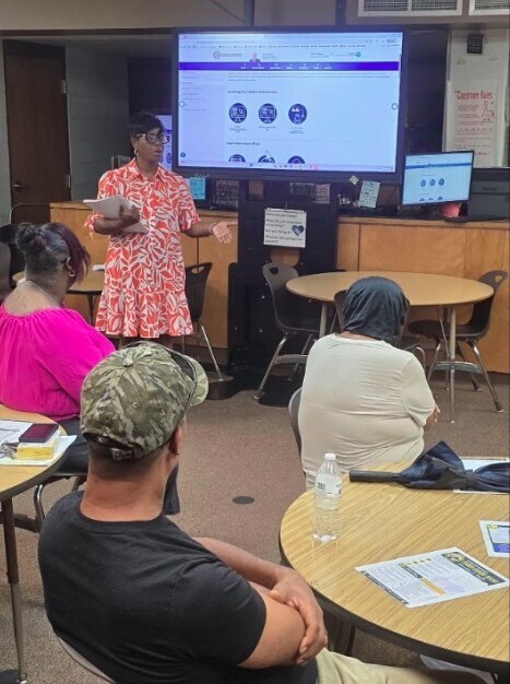 picture of ATLAS meeting for 3rd grade parents