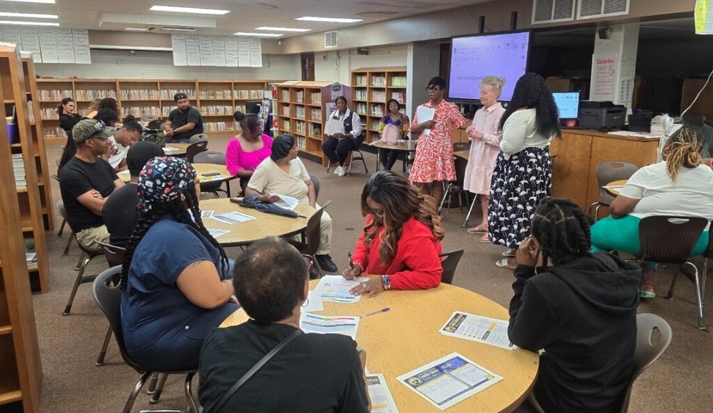 picture of ATLAS meeting for 3rd grade parents