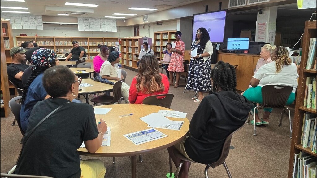 picture of ATLAS meeting for 3rd grade parents