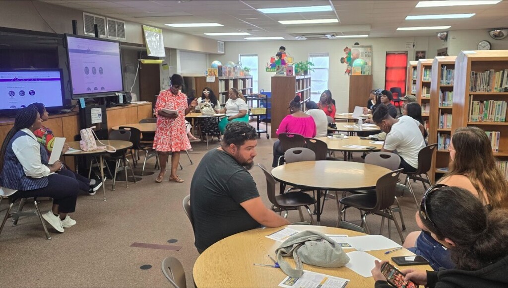 picture of ATLAS meeting for 3rd grade parents