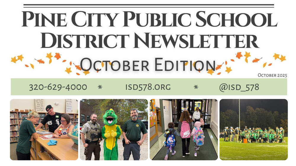 PCPS District Newsletter header for October 2025 edition
