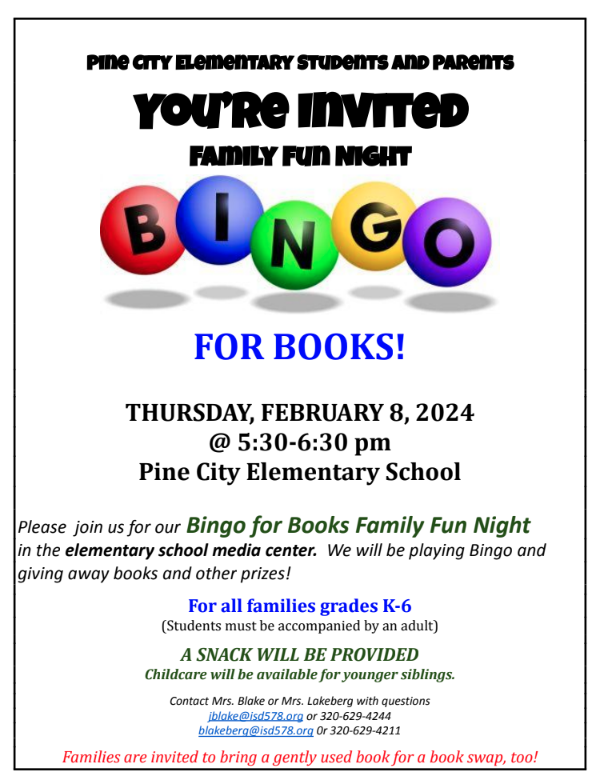 Family Bingo Night