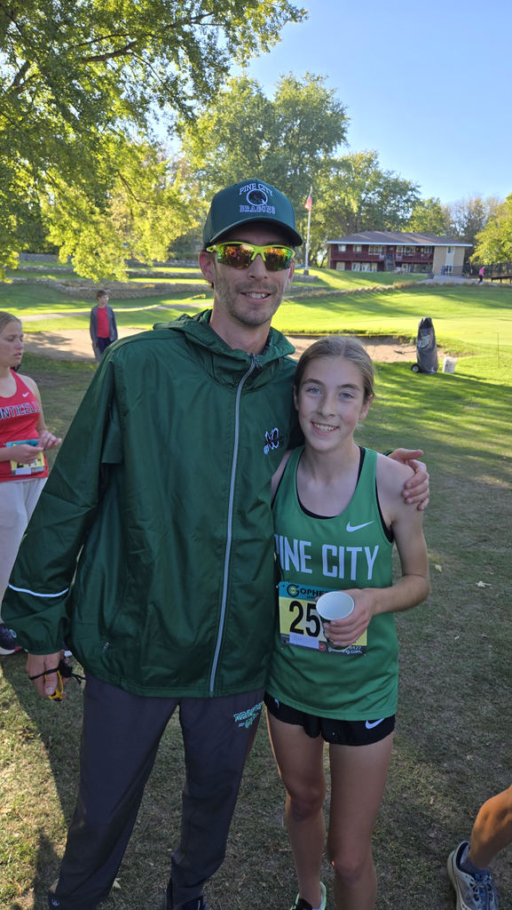 Maggie Judd breaks her own record at Tuesday's Cross Country Meet!