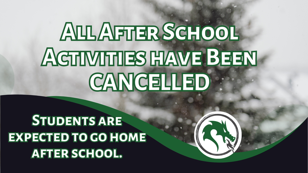 After School Activities Cancelled 12/09/25