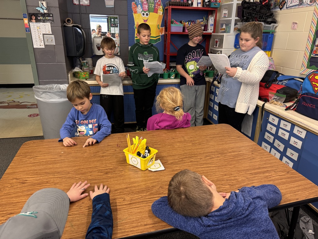 Fourth grade students perform a readers theater for preschoolers at Pine City Elementary