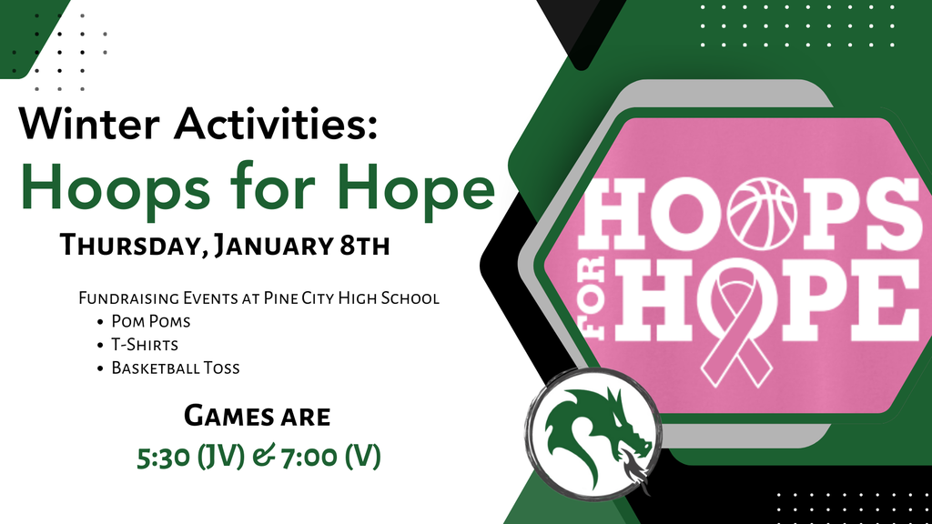 Hoops for Hope: Thursday, January 8th, 5:30 & 7:00pm