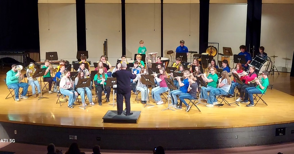 Blue Band Performing