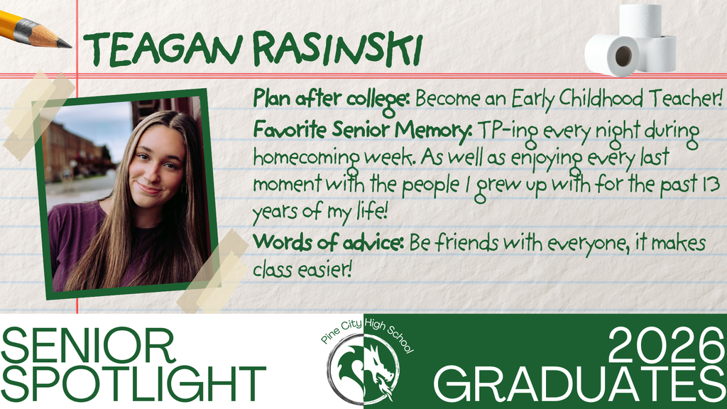 Senior Spotlight: Teagan Rasinski