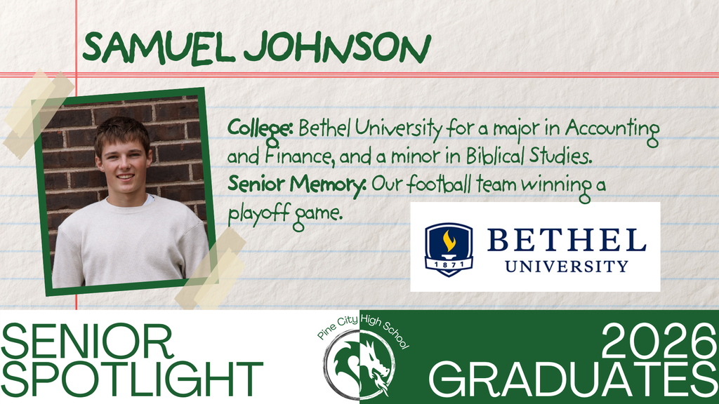 Senior Spotlight: Samuel Johnson