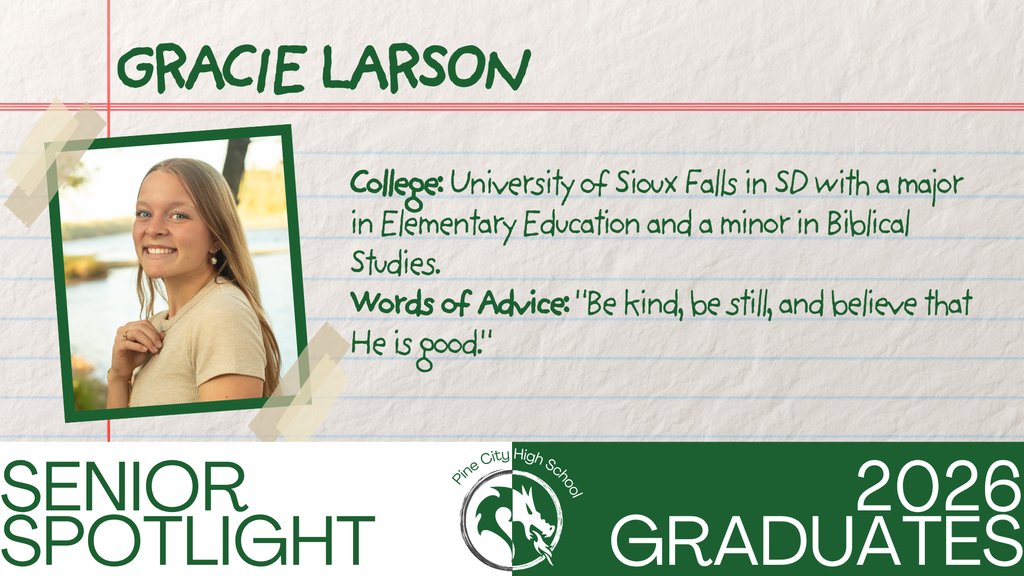 Senior Spotlight: Gracie Larson