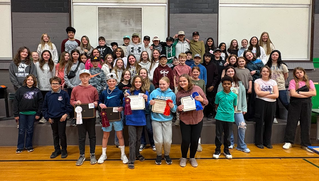 Sixty of Pine City's 6th grade students participated in the annual Science Fair event this month. 