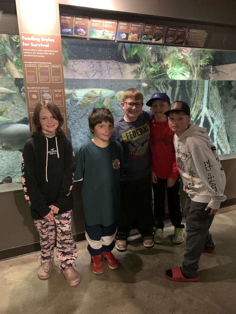 Pine City 5th Graders visit the Duluth Aquarium