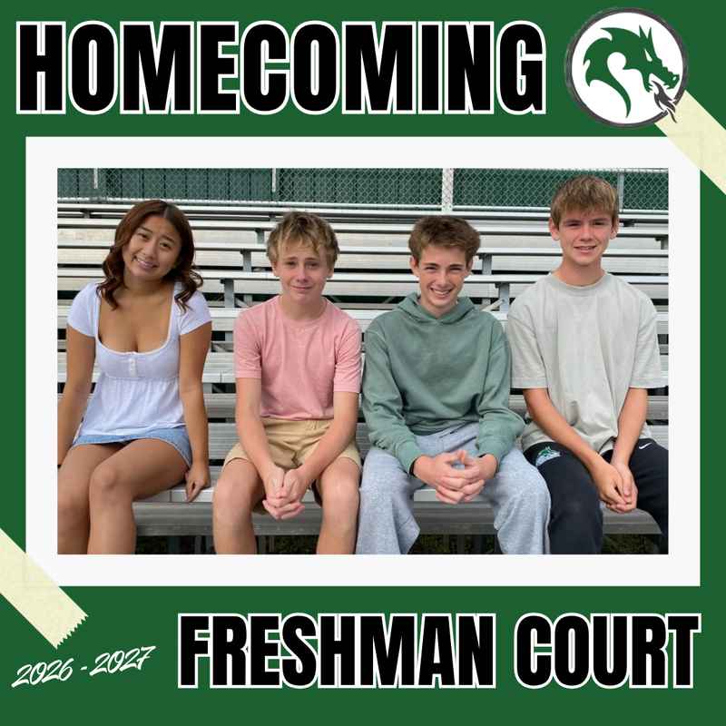 Freshman Court for Homecoming 2026-27