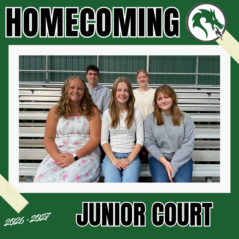 Junior Court for Homecoming 2026-27