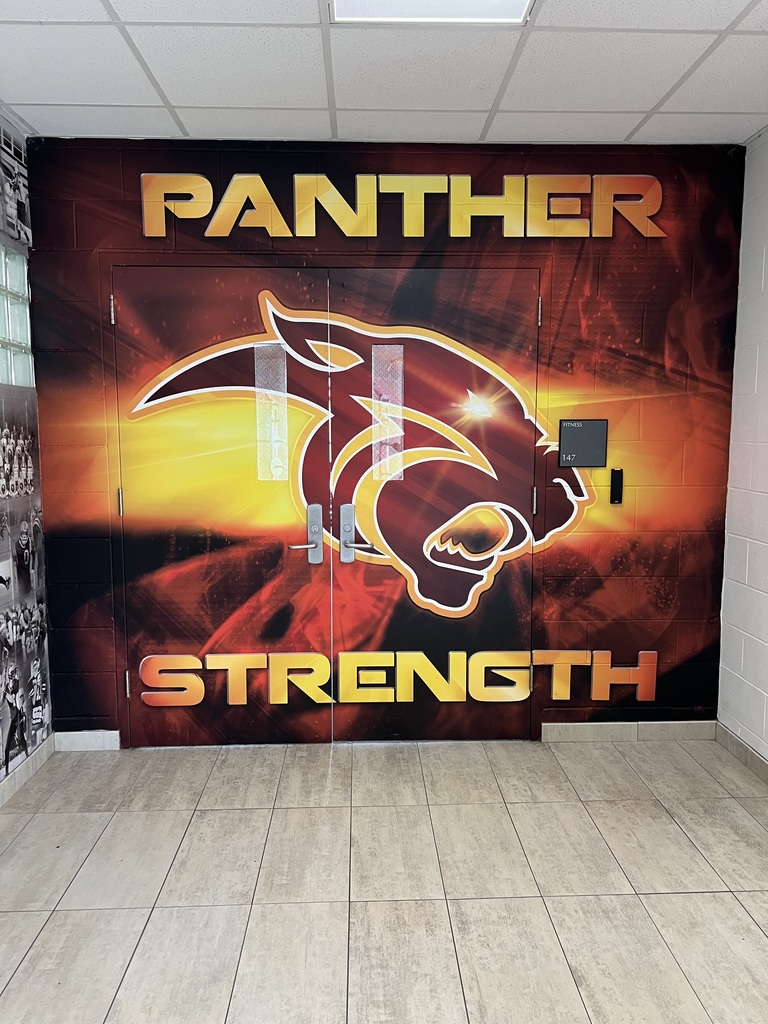 Panther Strength Door Sign