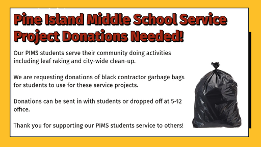 Garbage bags needed.