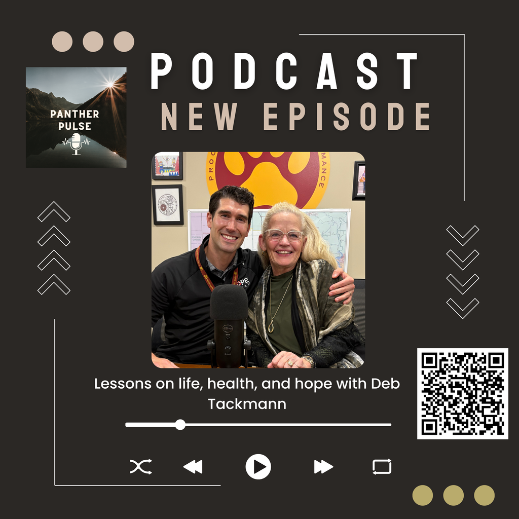 flyer with podcast info