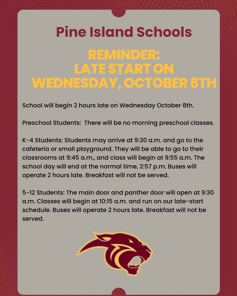 late start reminder picture