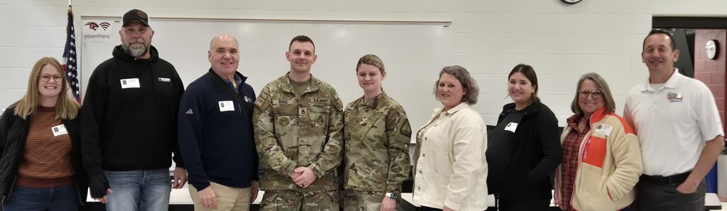 Students with business community