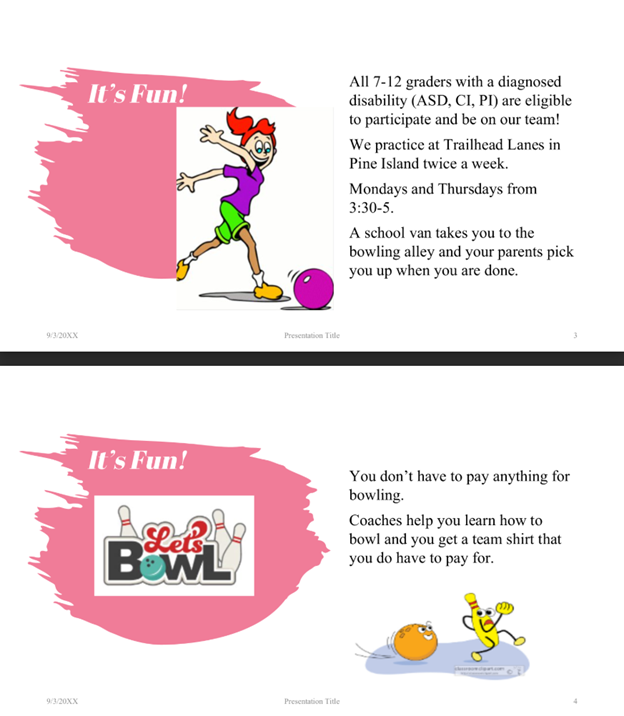 Come join the 2026 Pine Island Adapted Bowling team!