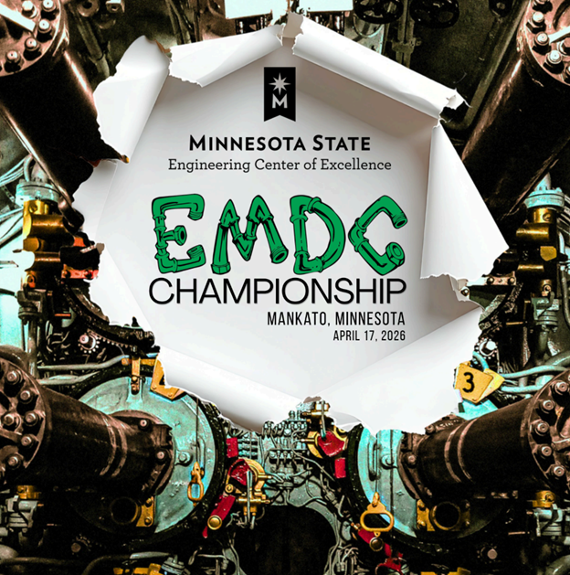 Good luck to our students and Mr. Johnson as they compete at the Engineering Machine Design Contest in Mankato. They will compete during the school day on April 17. 