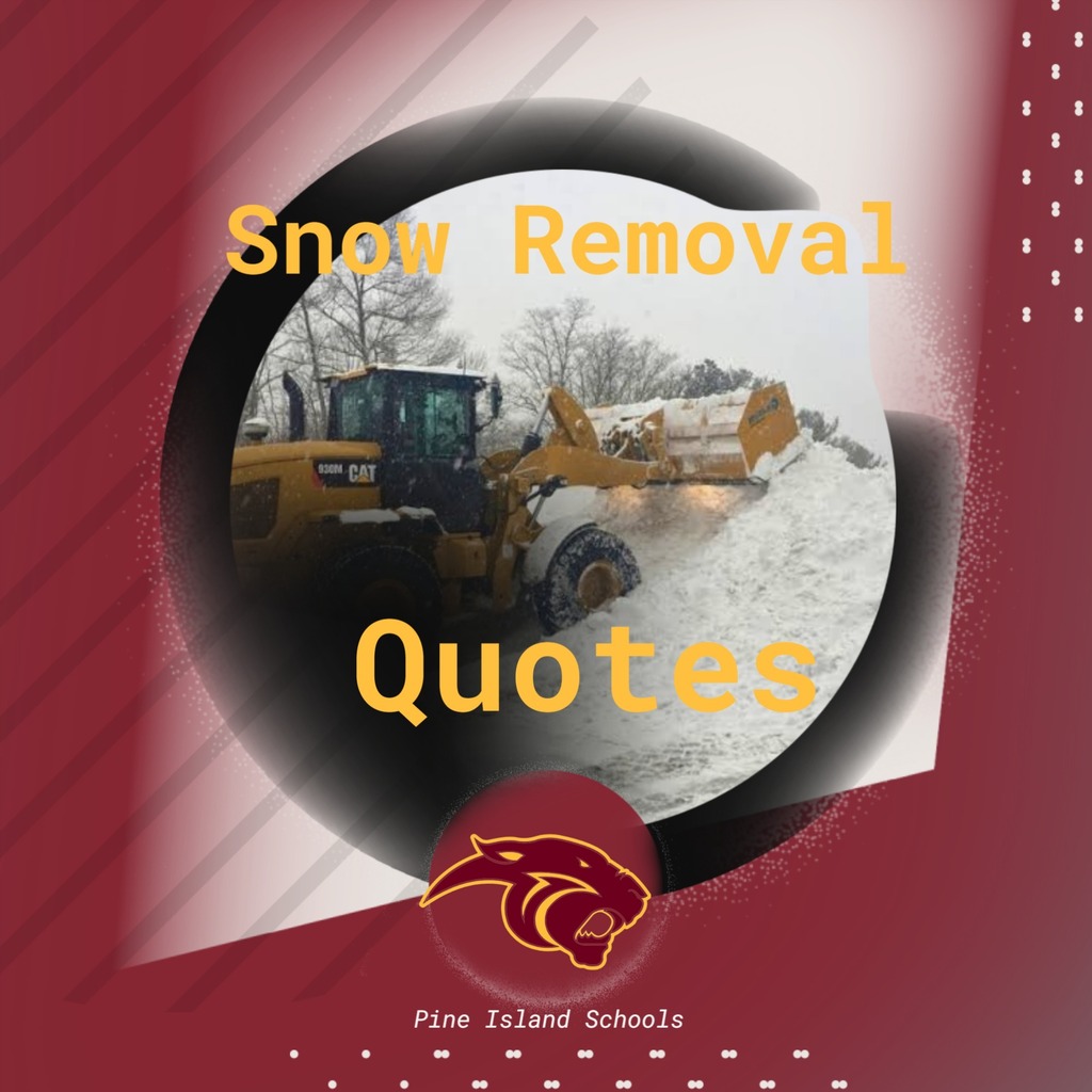 Snow removal sign
