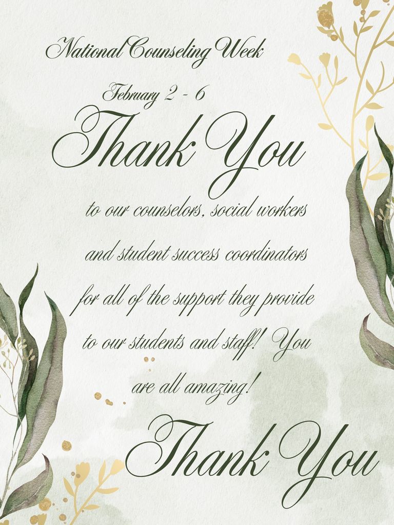 national counseling week