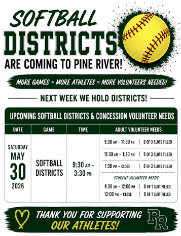 Concession Stand Help Needed