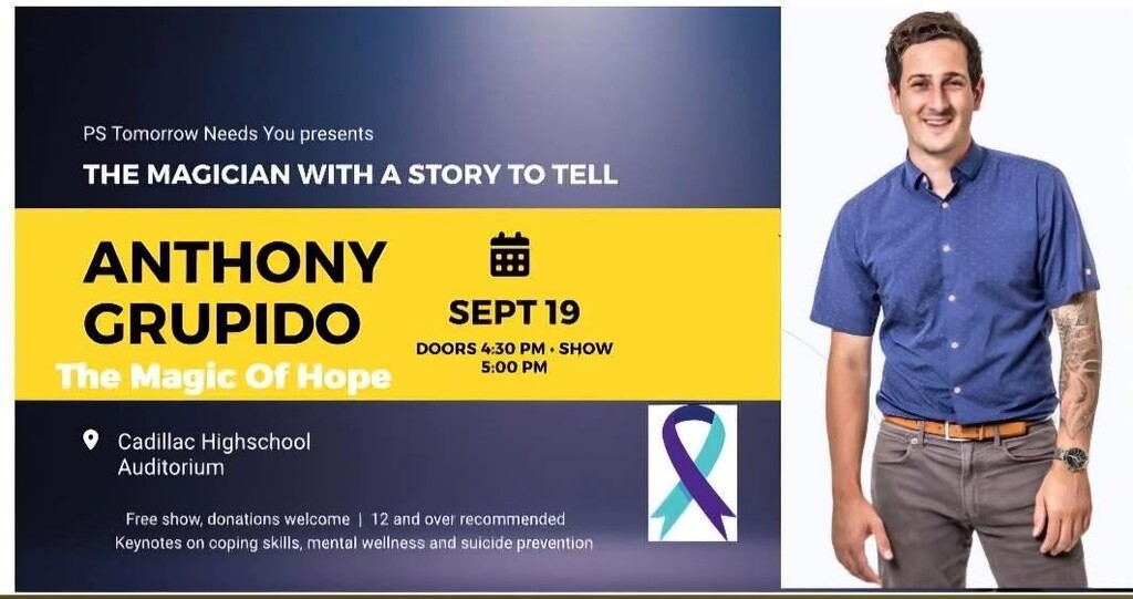 Free educational suicide prevention event - Open to ages 12 and up.