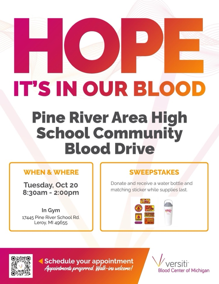 Oct 20 blood drive