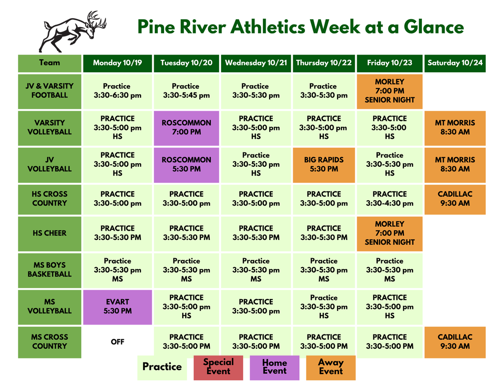 weekly athletics