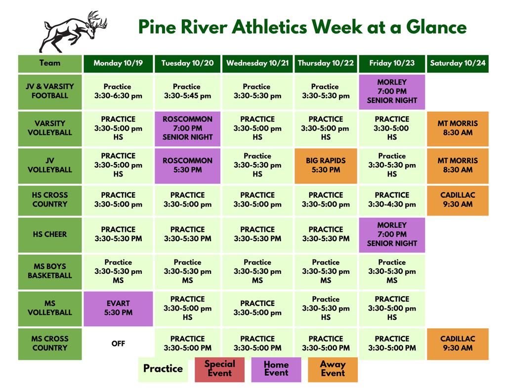 weekly athletics