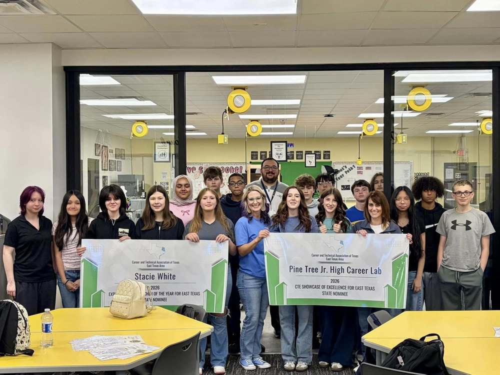Pine Tree Junior High Honored with Regional CTE Awards