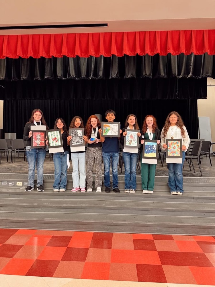 Pine Tree Middle School Art Students