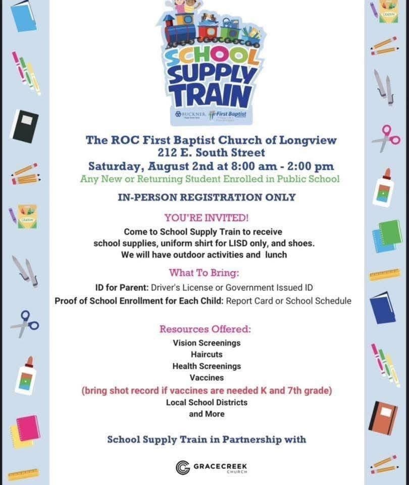 School Supply Train 2025