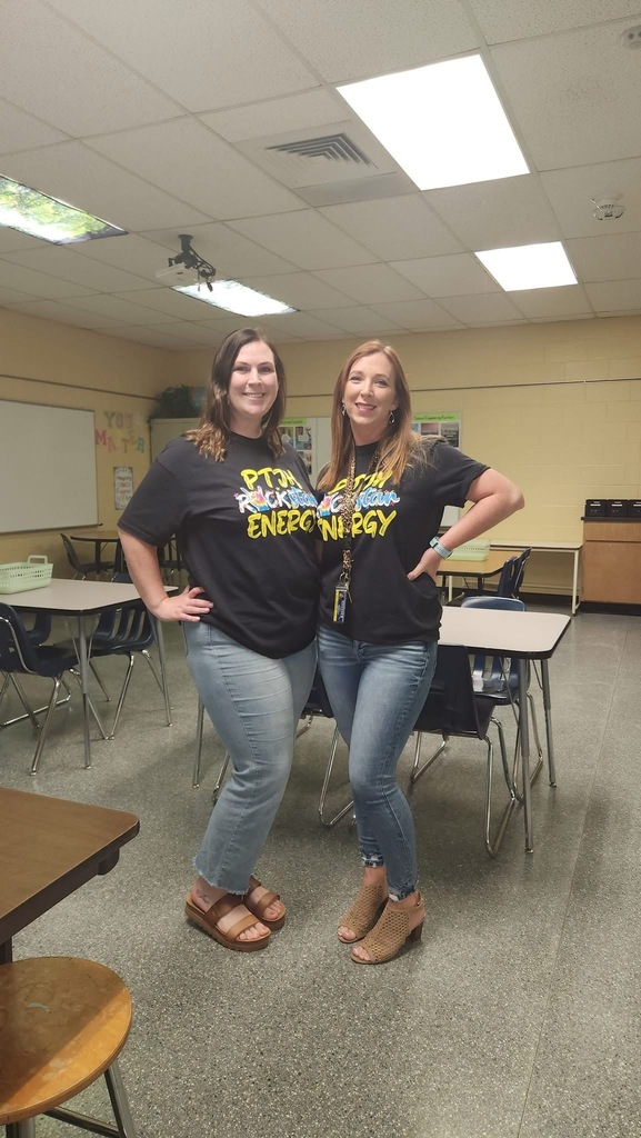 Mrs. Dalston & Mrs. Ravellette are ready to welcome PTJH parents & students!