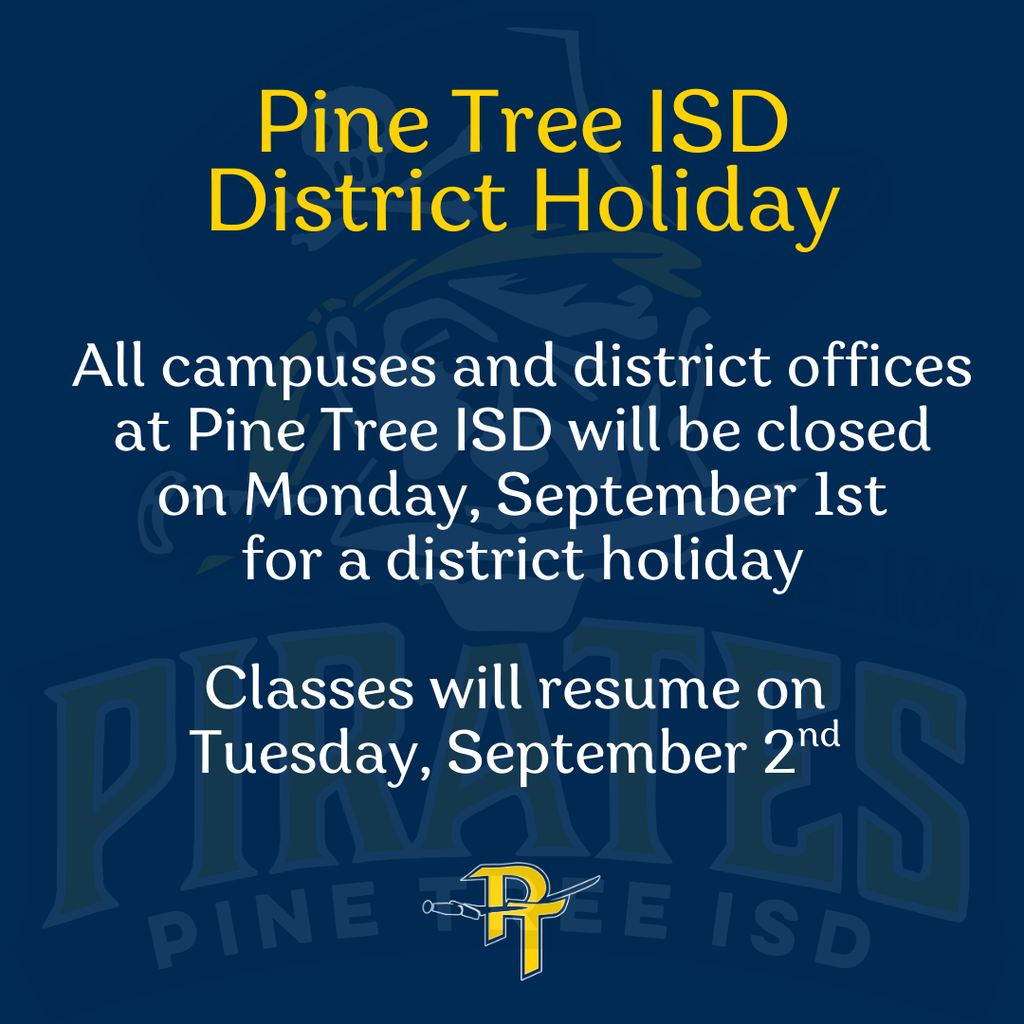 District Holiday - All Campuses and Offices will be Closed