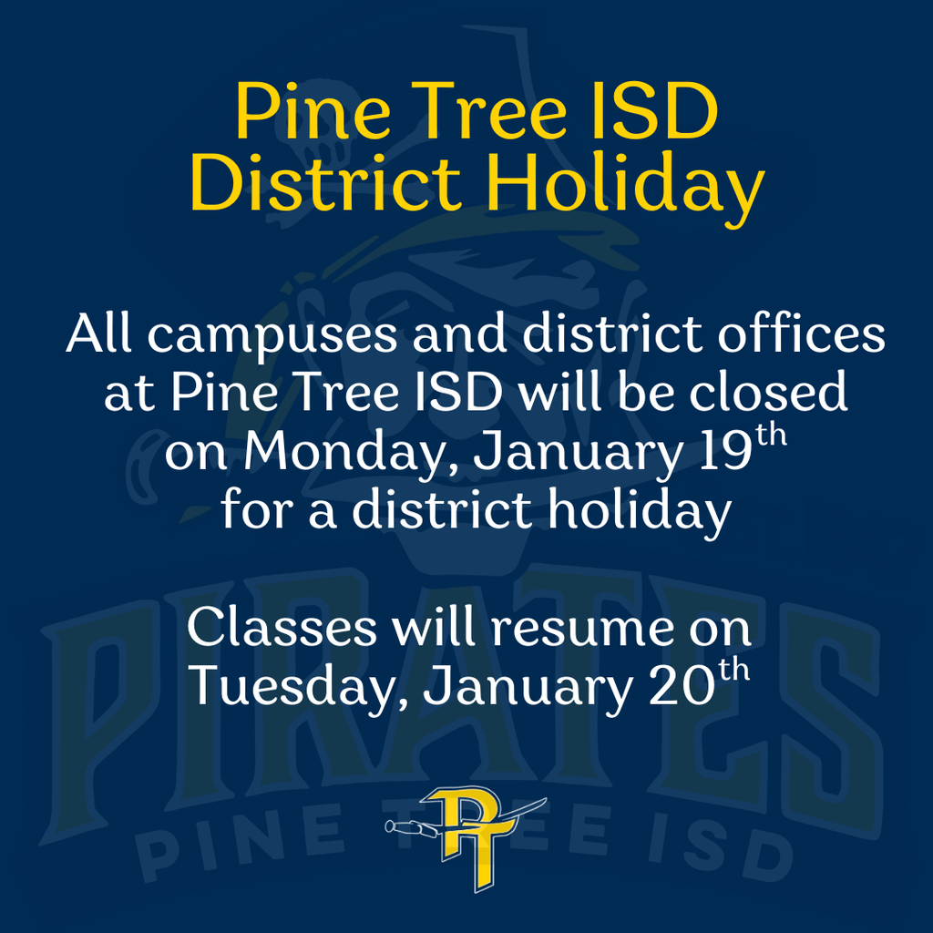District Holiday - All Campuses and Offices will be Closed