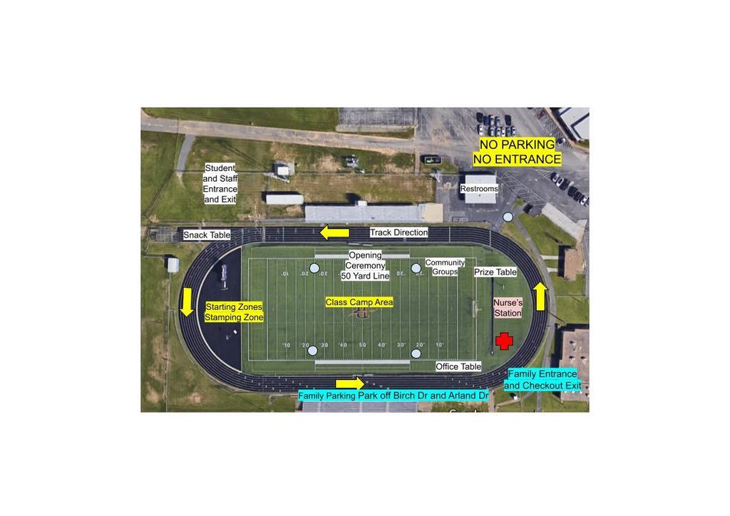 25-26 Staff Walk-a-thon Directions