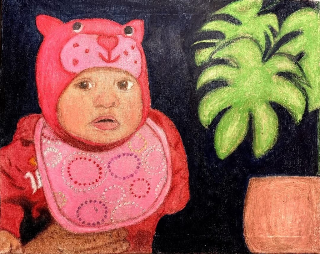 Pine Tree Junior High art students