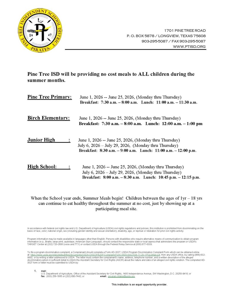 Free Summer Meals 