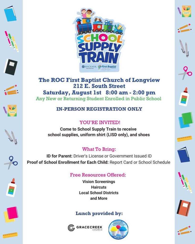 School Supply Train