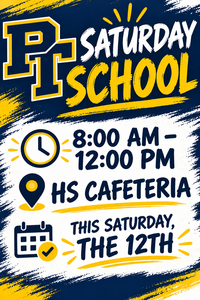 Saturday School Notice