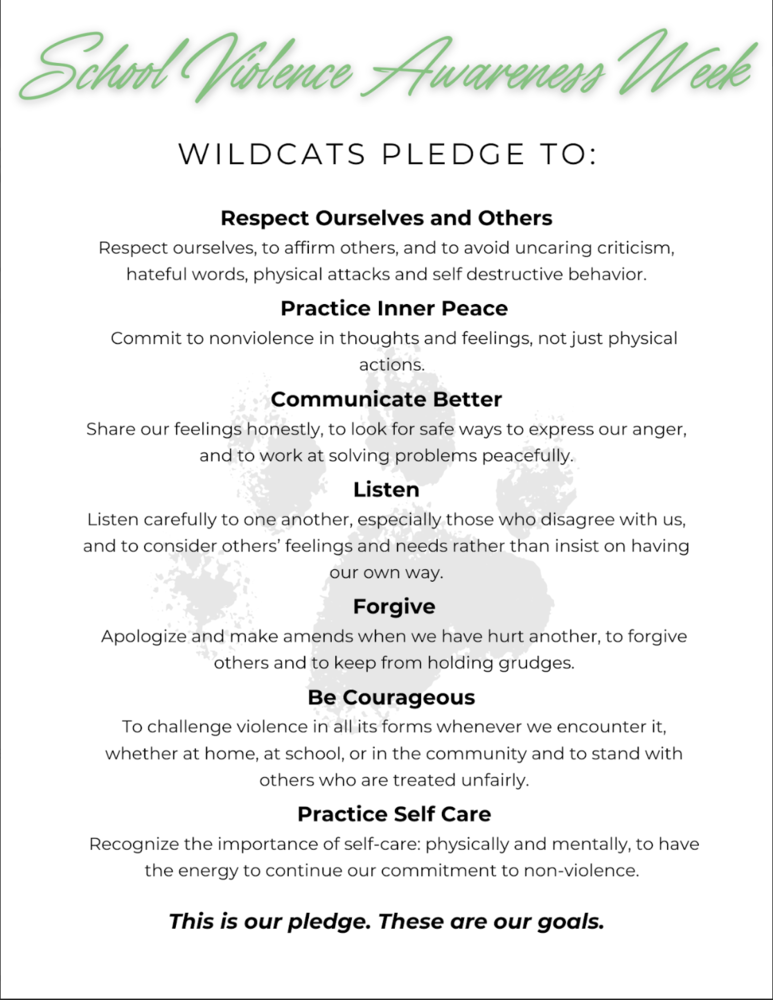 School Violence Awareness Week