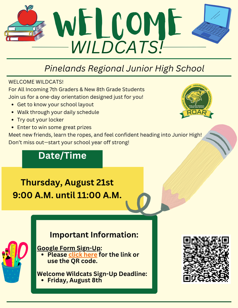 Welcome Wildcats Orientation – Save the Date!
