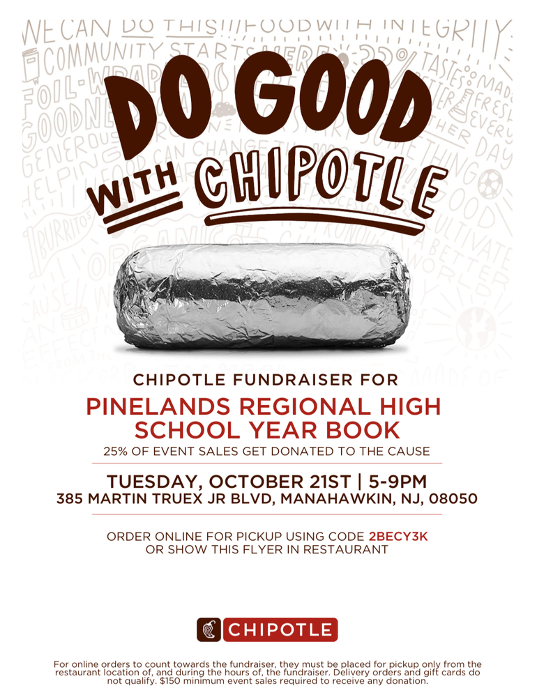 Dine and Donate at Chipotle 